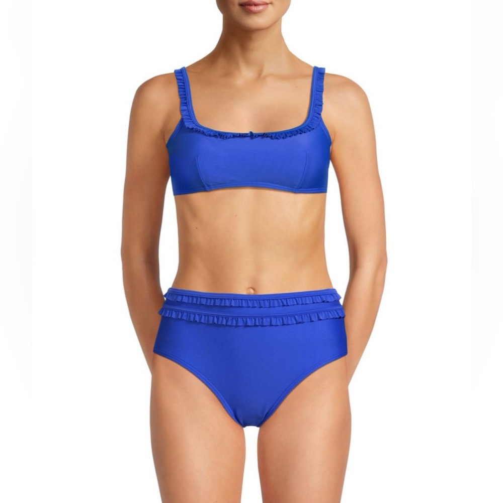 Tommy Hilfiger Ruffle Bikini Top | Size: XS